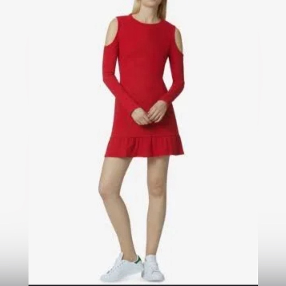 NWOT - Anthropologie | Avec Les Filles Cold Shoulder Long Sleeve Dress - Size L